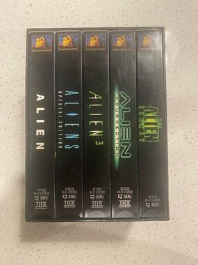 Alien Legacy (VHS, 1999, 5-Tape Set, Pan-and-Scan Release)